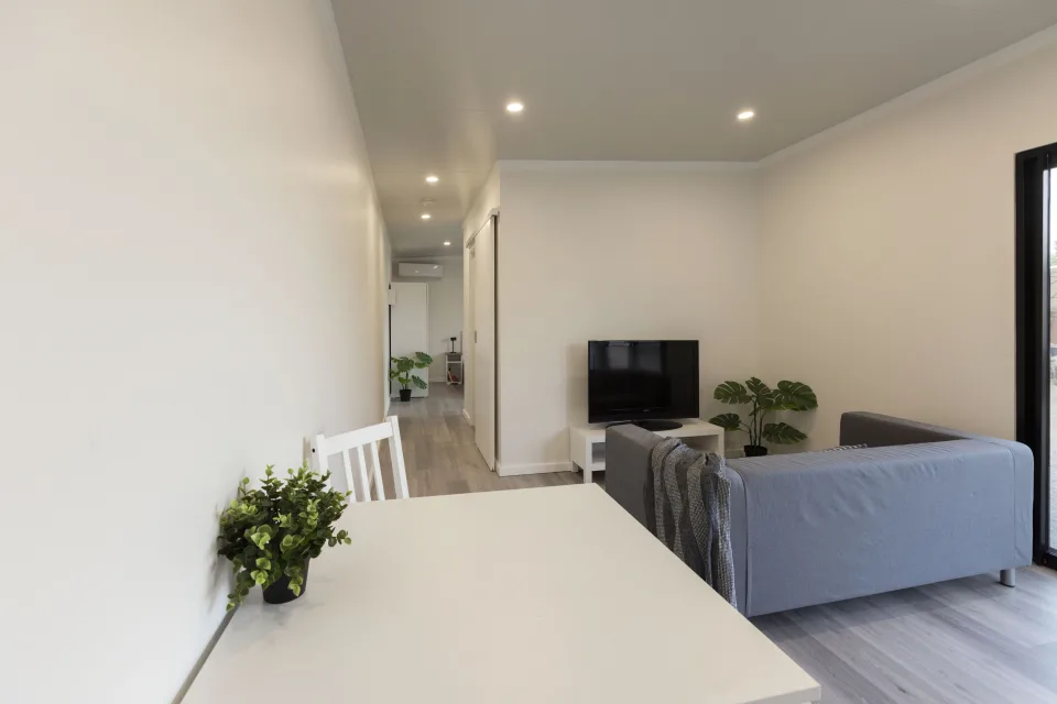  Walk through to the bedroom and bathroom 