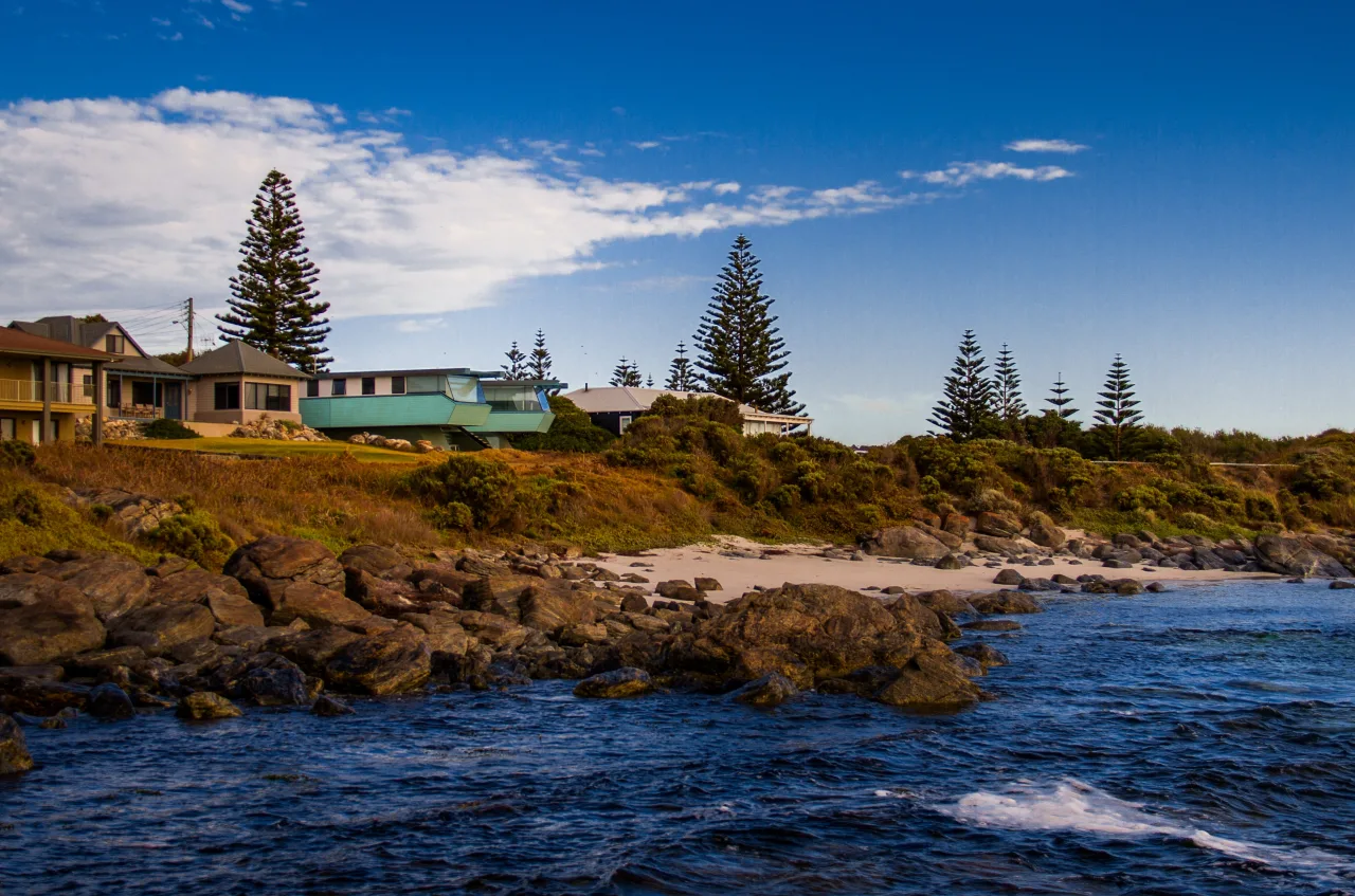 On the coast